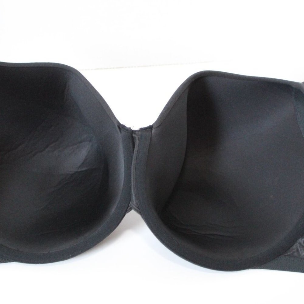 ✨2/$20 Cacique Lane Bryant Lightly Lined Full Coverage Bra Black Size 46DDD - Picture 10 of 11